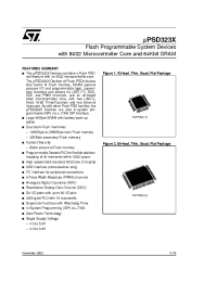 Datasheet UPSD3234A-40T6T manufacturer STMicroelectronics